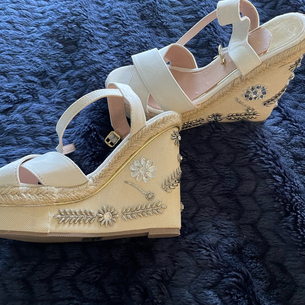 Never been worn VENUS wedges…fun and sexy.